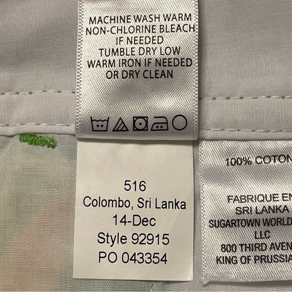 LILLY PULITZER NWOT The Callahan Short in Resort White Seeing Pink Elephants - Picture 8 of 8